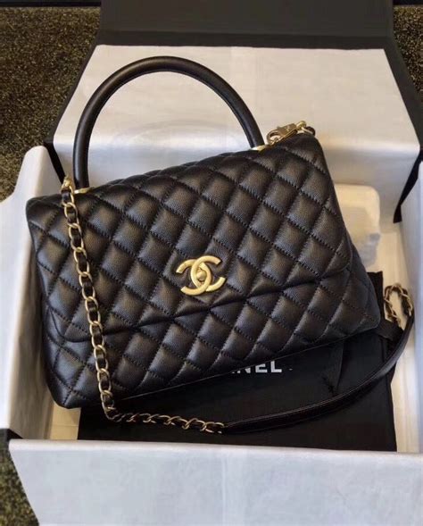 mini chanel make up bag|chanel small bag with handle.